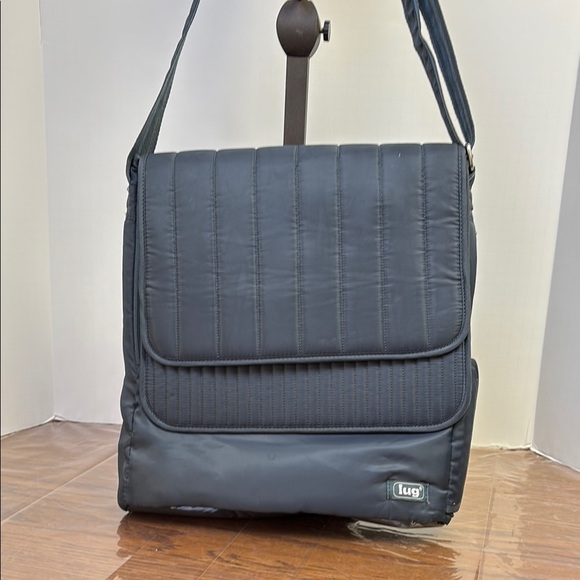 lug Other - Lug grey Messenger Bag with Modern Design and Water-Resistant Fabric